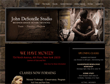 Tablet Screenshot of desotellestudio.com